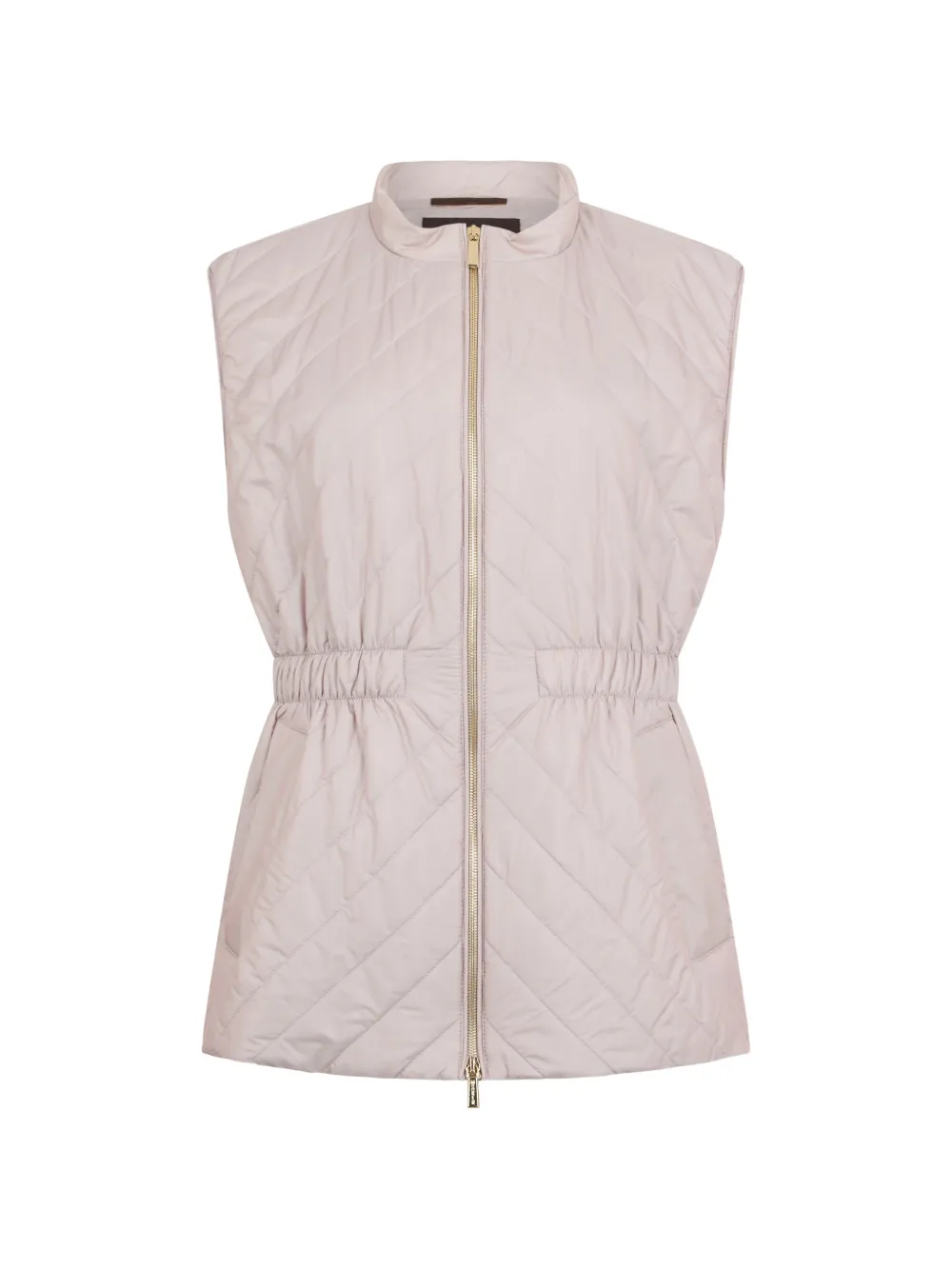 Moorer zip quilted jacket - Neutrals