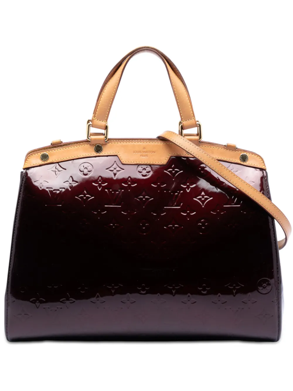 Louis Vuitton Pre-Owned 2012 Monogram Vernis Brea GM satchel - Viola