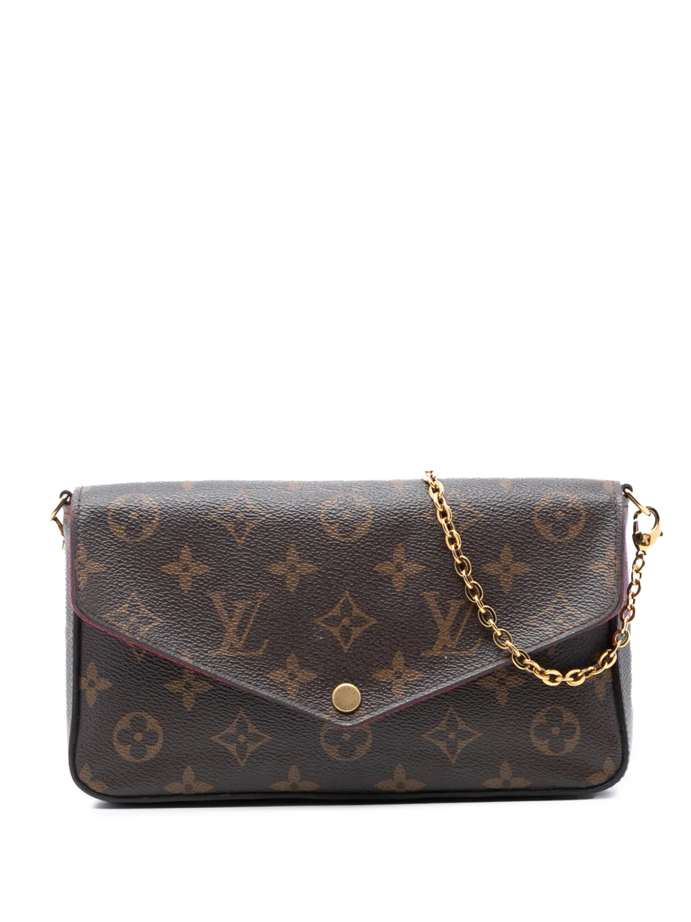 Louis Vuitton Pre-Owned 2016 Monogram Pochette Felicie crossbody bag - Marrone
