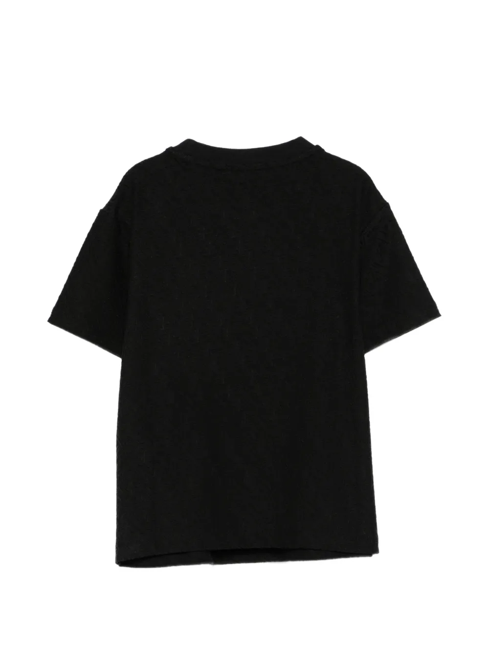 Emporio Armani Kids T-shirt met logopatroon Zwart
