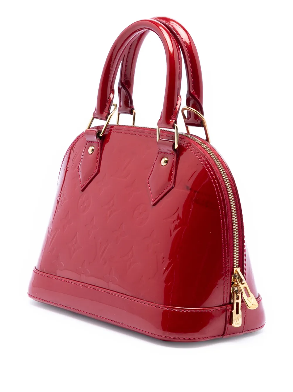 2013 Monogram Vernis Alma Bb Satchel