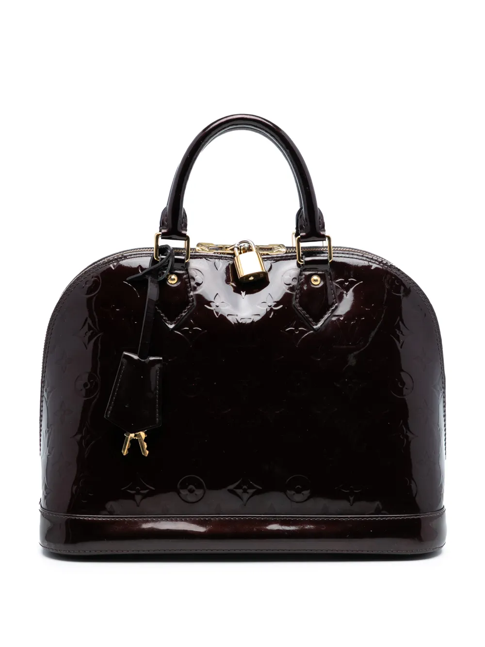 Louis Vuitton Pre-Owned 2012 Monogram Vernis Alma PM handbag - Viola