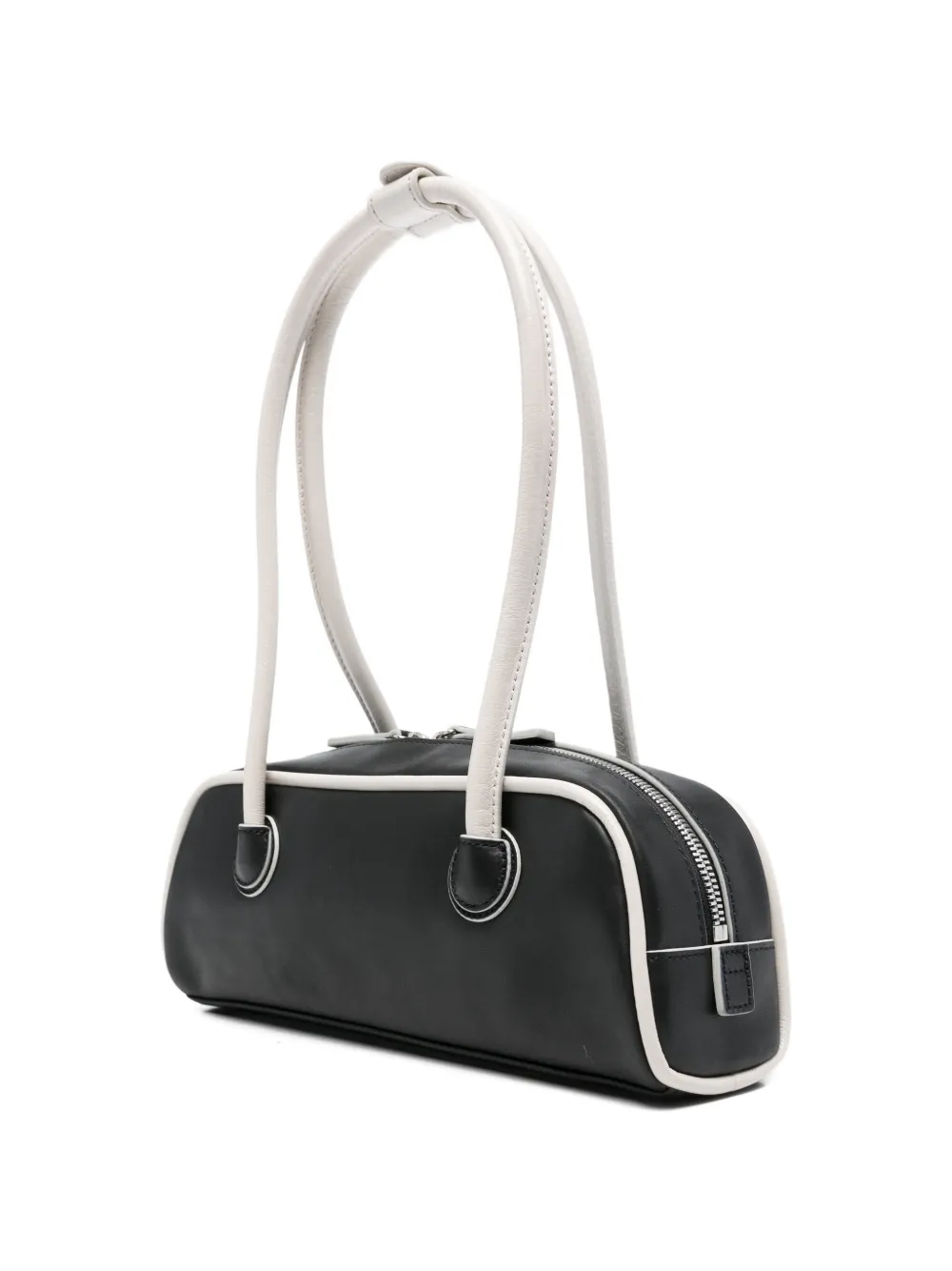 crinkle top handle tote bag