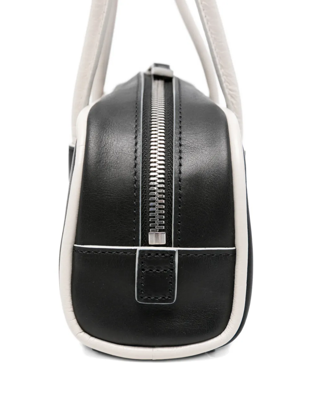 crinkle top handle tote bag
