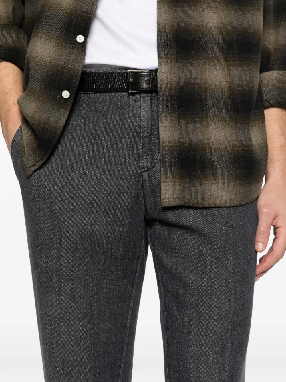 Front-Pleat Trousers