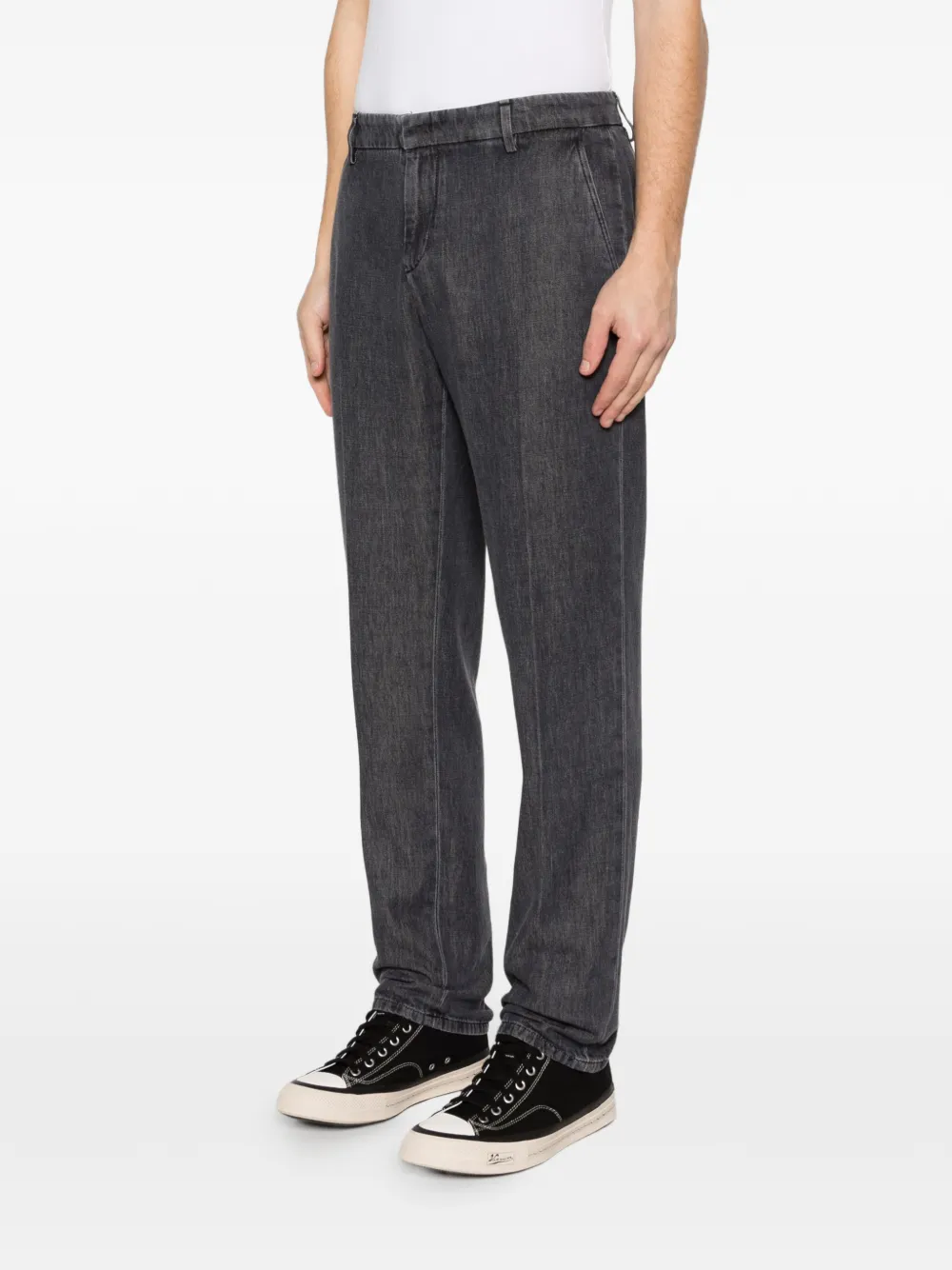 Front-Pleat Trousers