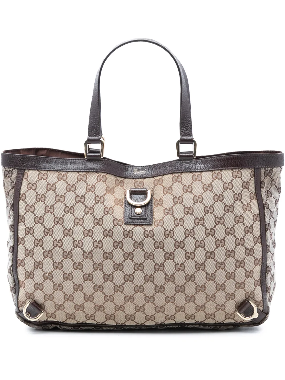 Gucci Pre-Owned 2000-2015 GG Canvas Abbey D Ring tote bag - Marrone