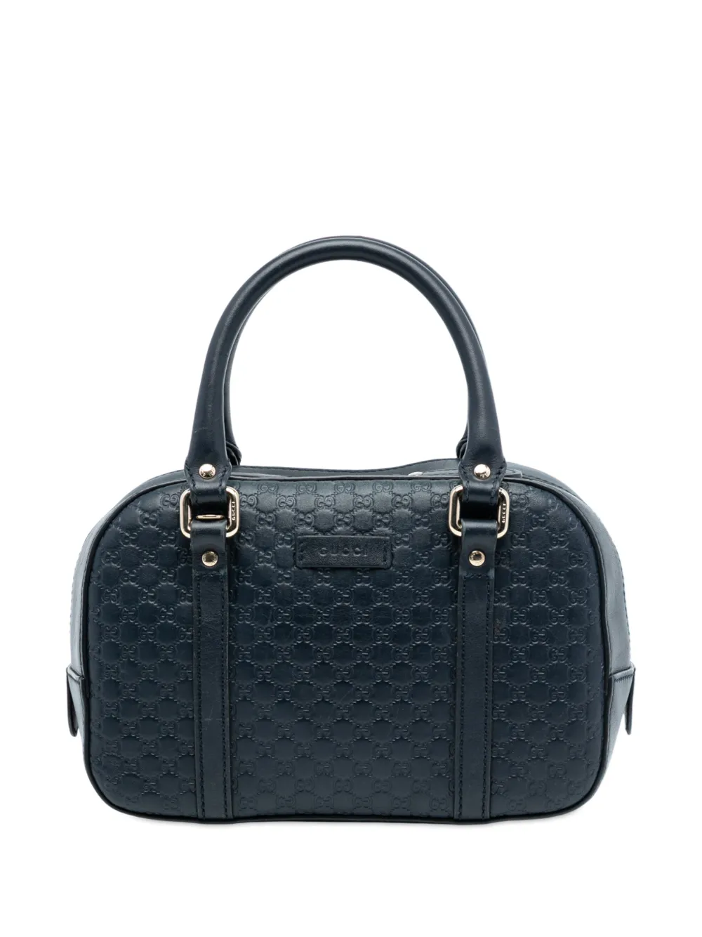 Gucci Pre-Owned 2016-2026 Small Microguccissima Bree satchel - Blu