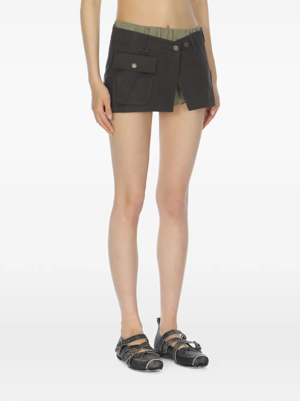  Open Yy Pocket Camp Shorts - Green 