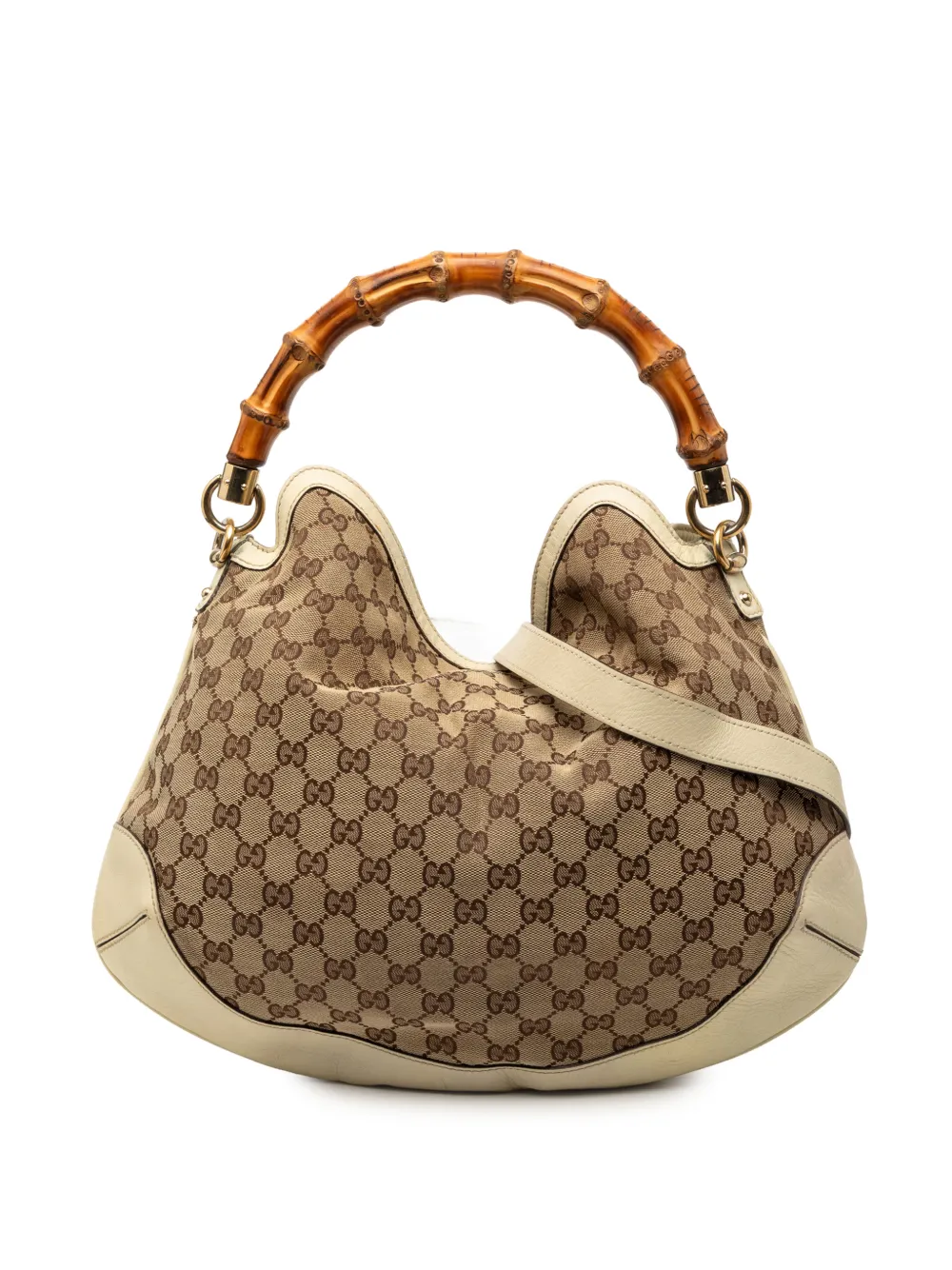 Gucci Pre-Owned 2000-2015 Medium GG Canvas Peggy satchel - Marrone