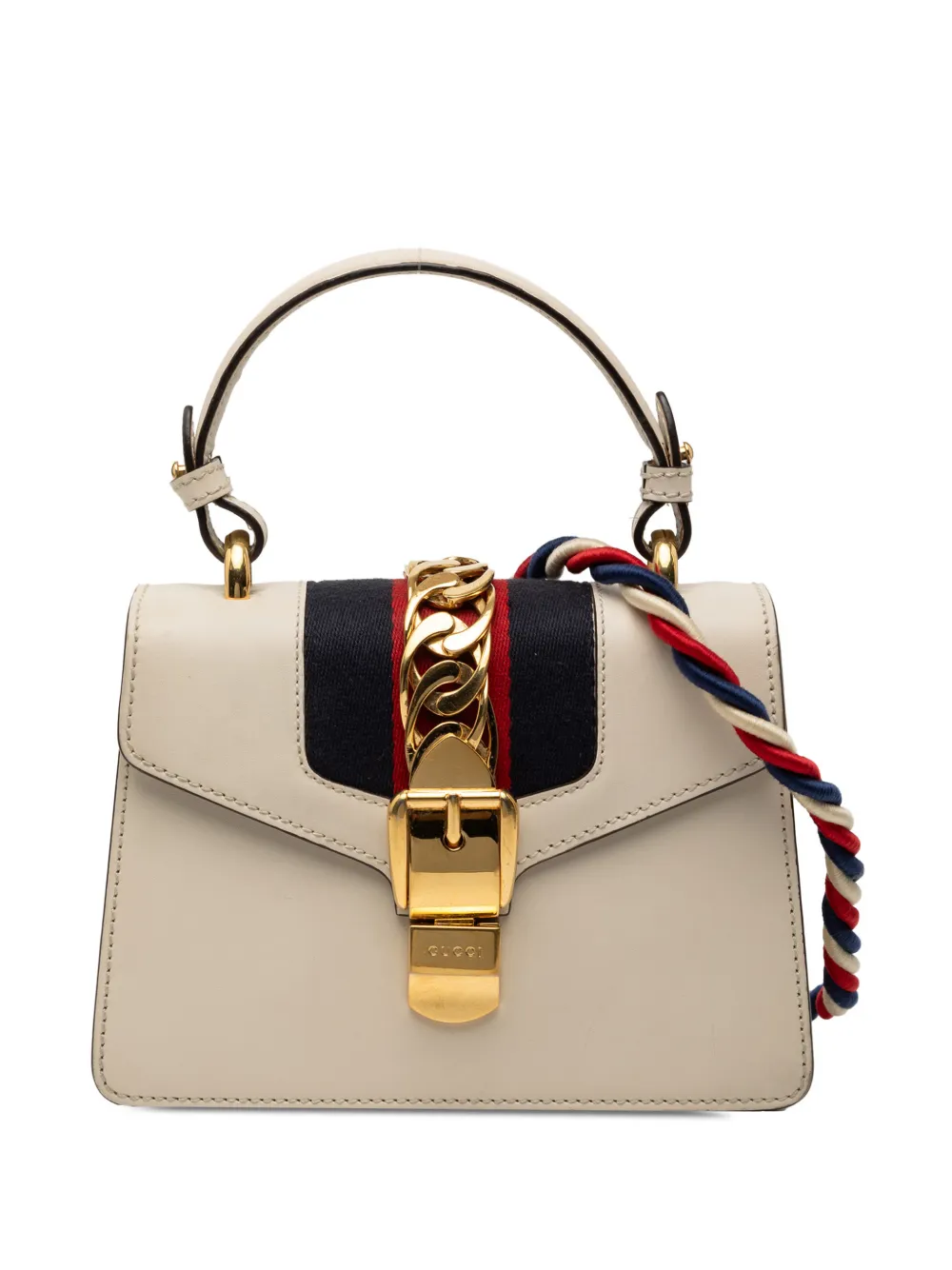 Gucci Pre-Owned 2000-2015 Mini Calfskin Sylvie satchel - Bianco