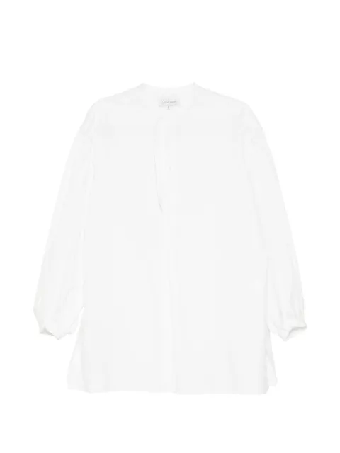 Yohji Yamamoto gathered-sleeve shirt