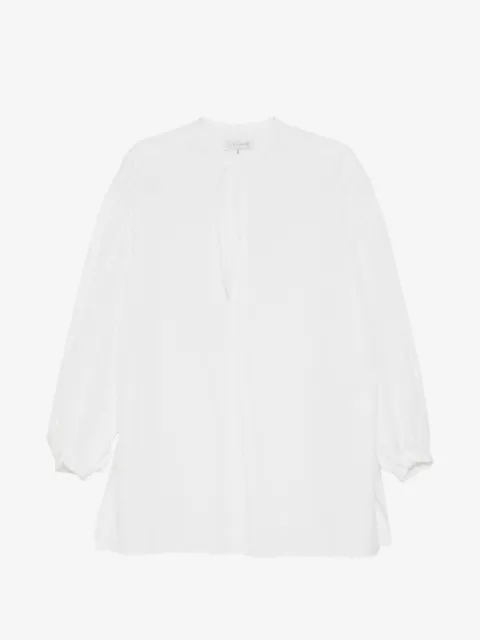 Yohji Yamamoto gathered-sleeve shirt