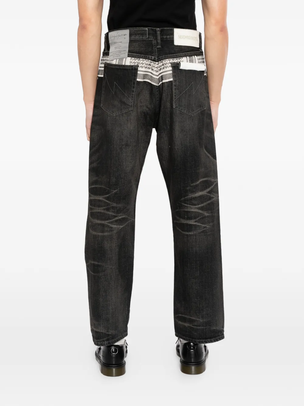 Yohji Yamamoto x Neighborhood Savage jeans Zwart