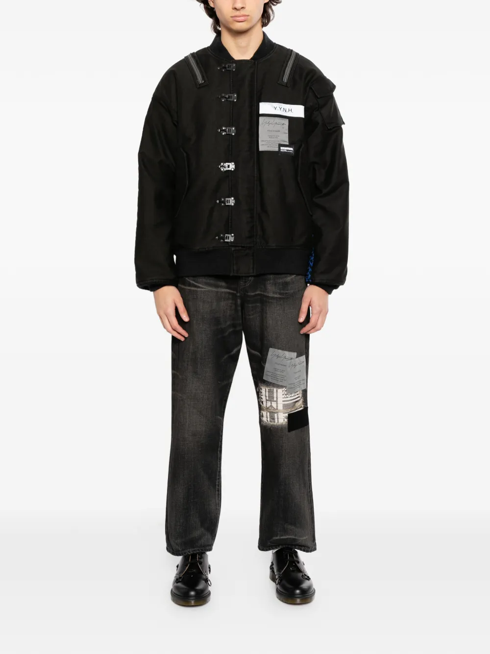 Yohji Yamamoto x Neighborhood Savage jeans Zwart