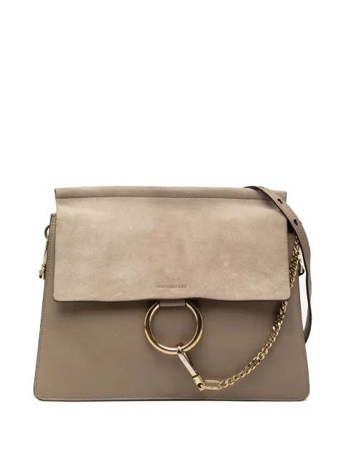 Chloé Pre-Owned bolsa crossbody Faye mediana de piel de becerro y gamuza 2015