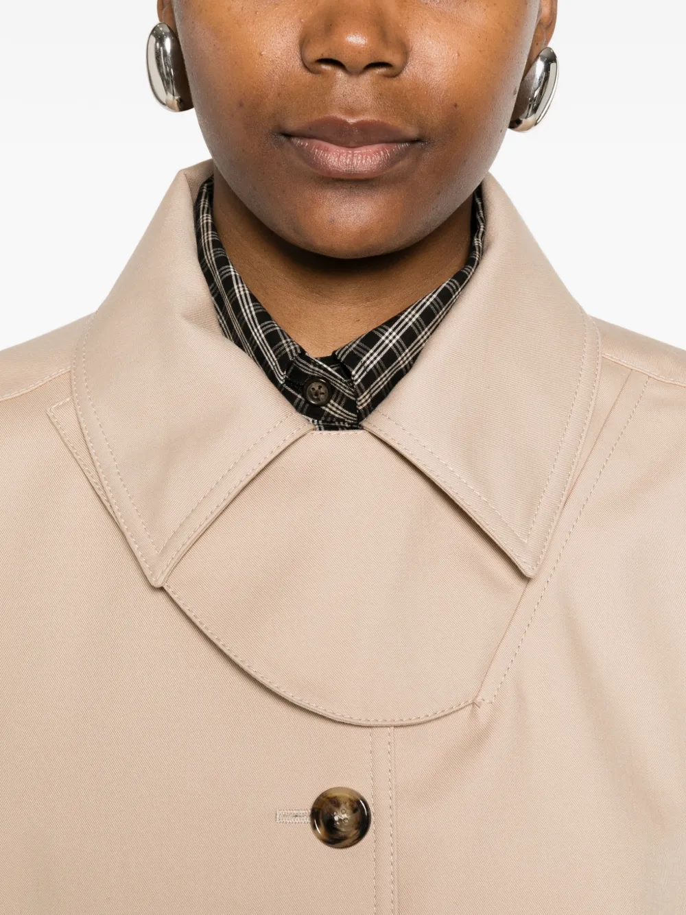 Max Mara ボタン ケープ | ニュートラル | FARFETCH JP