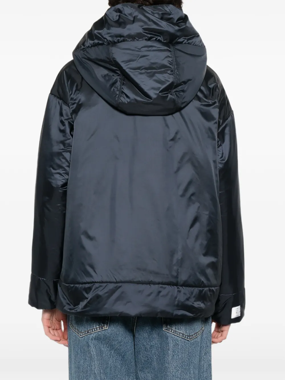 Max Mara Mtcdaria jack met capuchon en rits Blauw