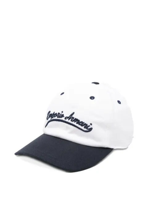 Emporio Armani Kids embroidered cap