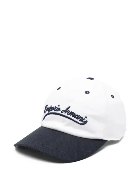 Emporio Armani Kids embroidered cap