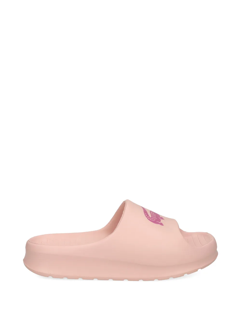 Lacoste logo-print slides - Rosa
