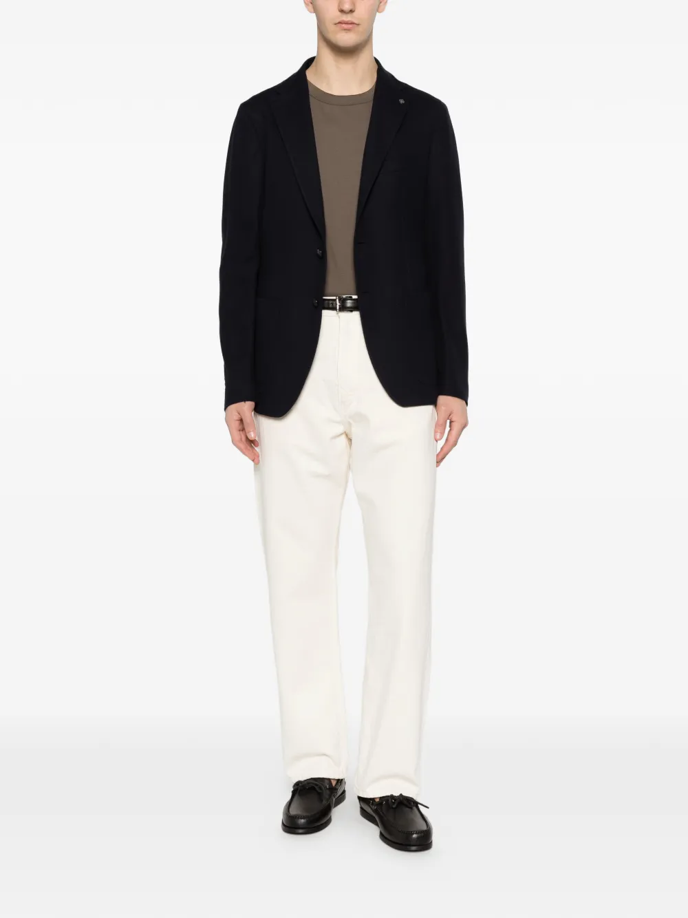 Tagliatore Blazer met enkele rij knopen Blauw