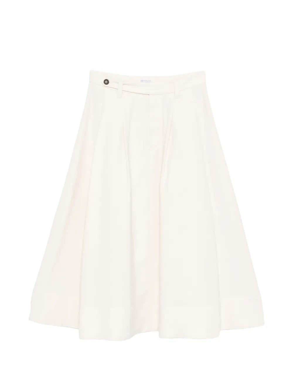 Brunello Cucinelli A-line MIDI skirt - Toni neutri
