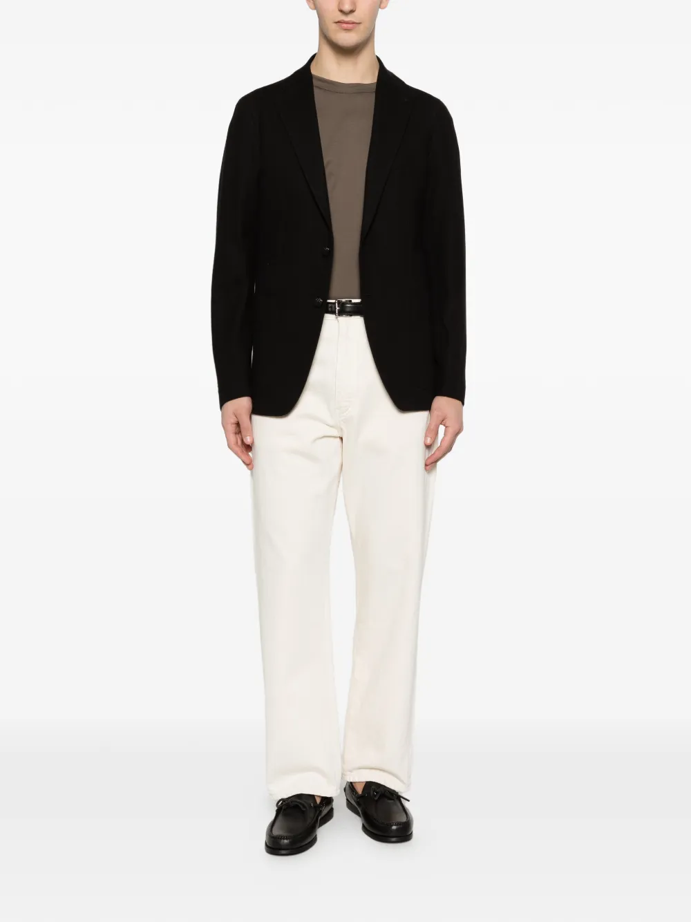 Tagliatore Blazer met enkele rij knopen Zwart