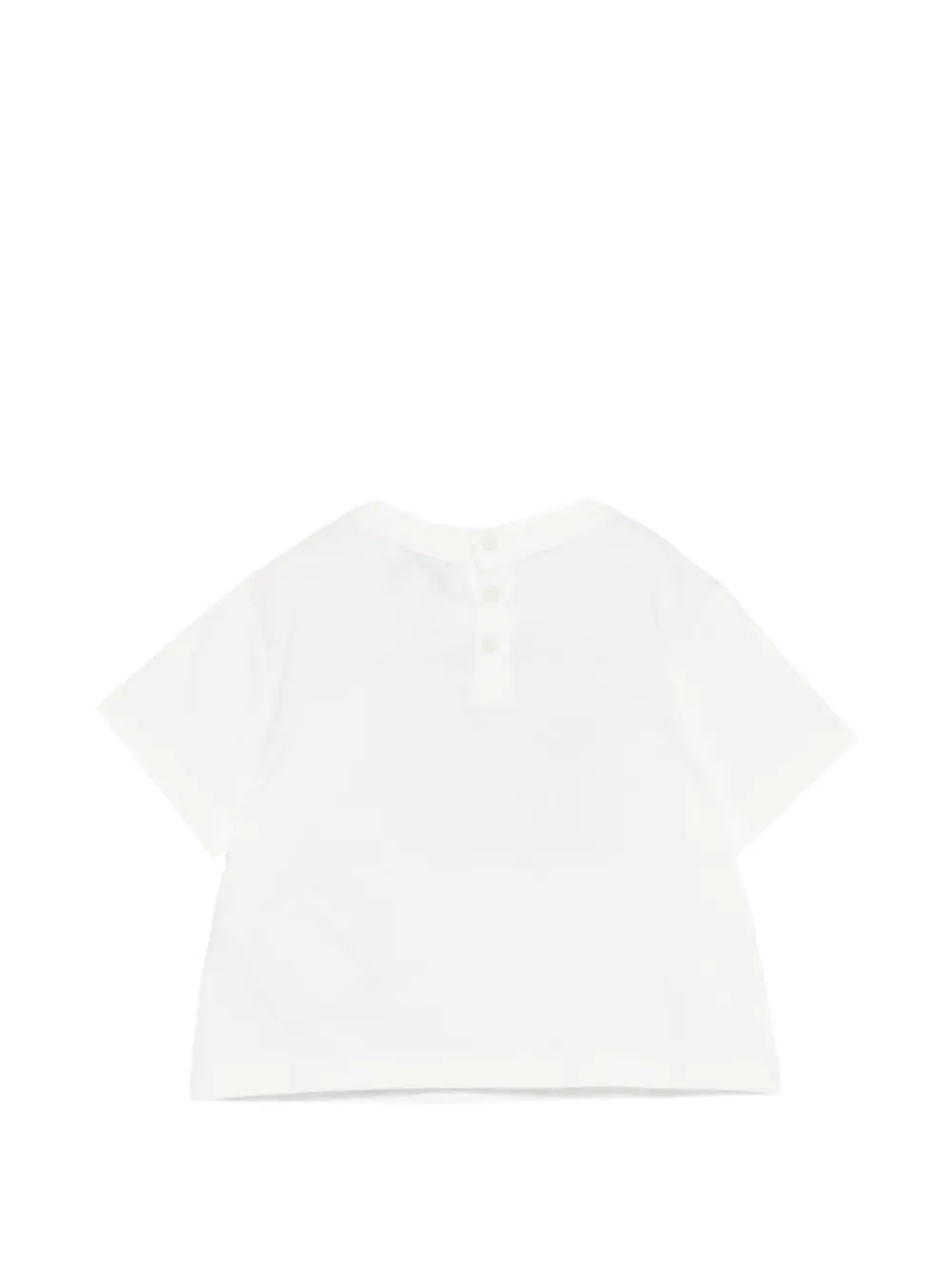 Emporio Armani Kids Grafisch T-shirt Wit