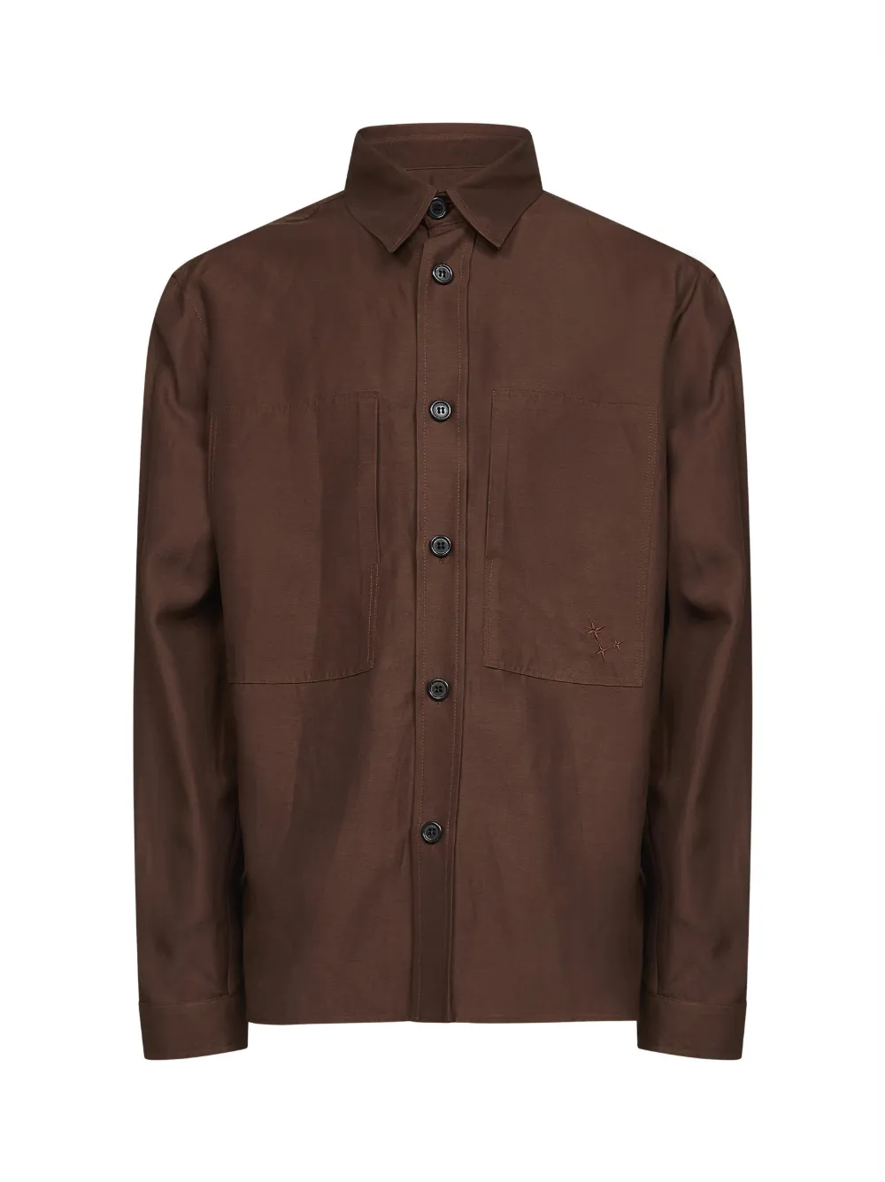 Laneus pocket shirt - Marrone