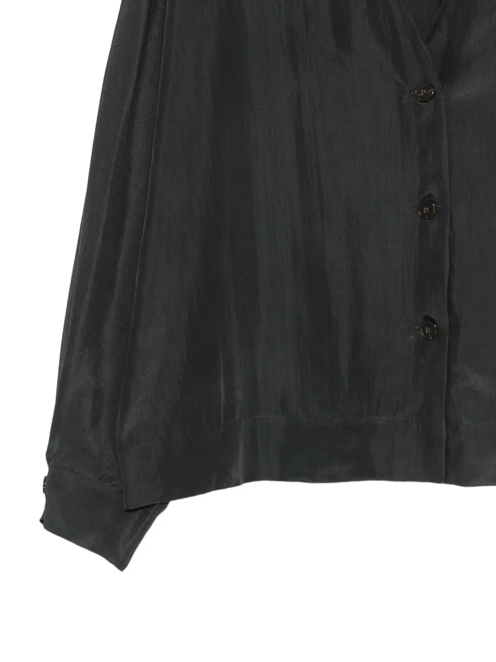  Alysi Button Long-sleeve Kimono - Grey 