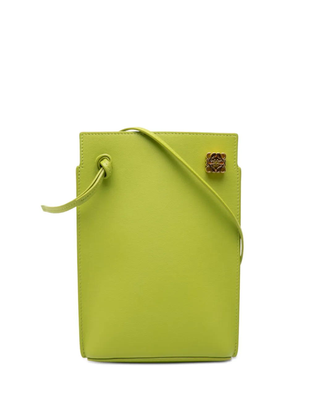 Loewe Pre-Owned 2024 Calfskin Dice Pocket crossbody bag - Verde