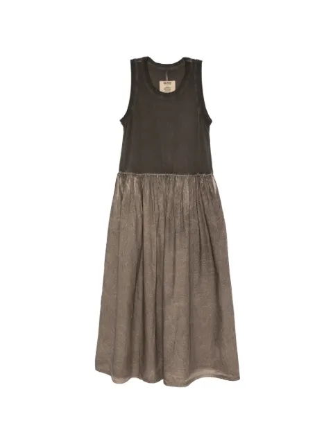 Uma Wang draped sleeveless midi dress