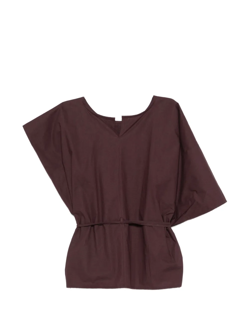  Alysi Tie Belt Top - Purple 
