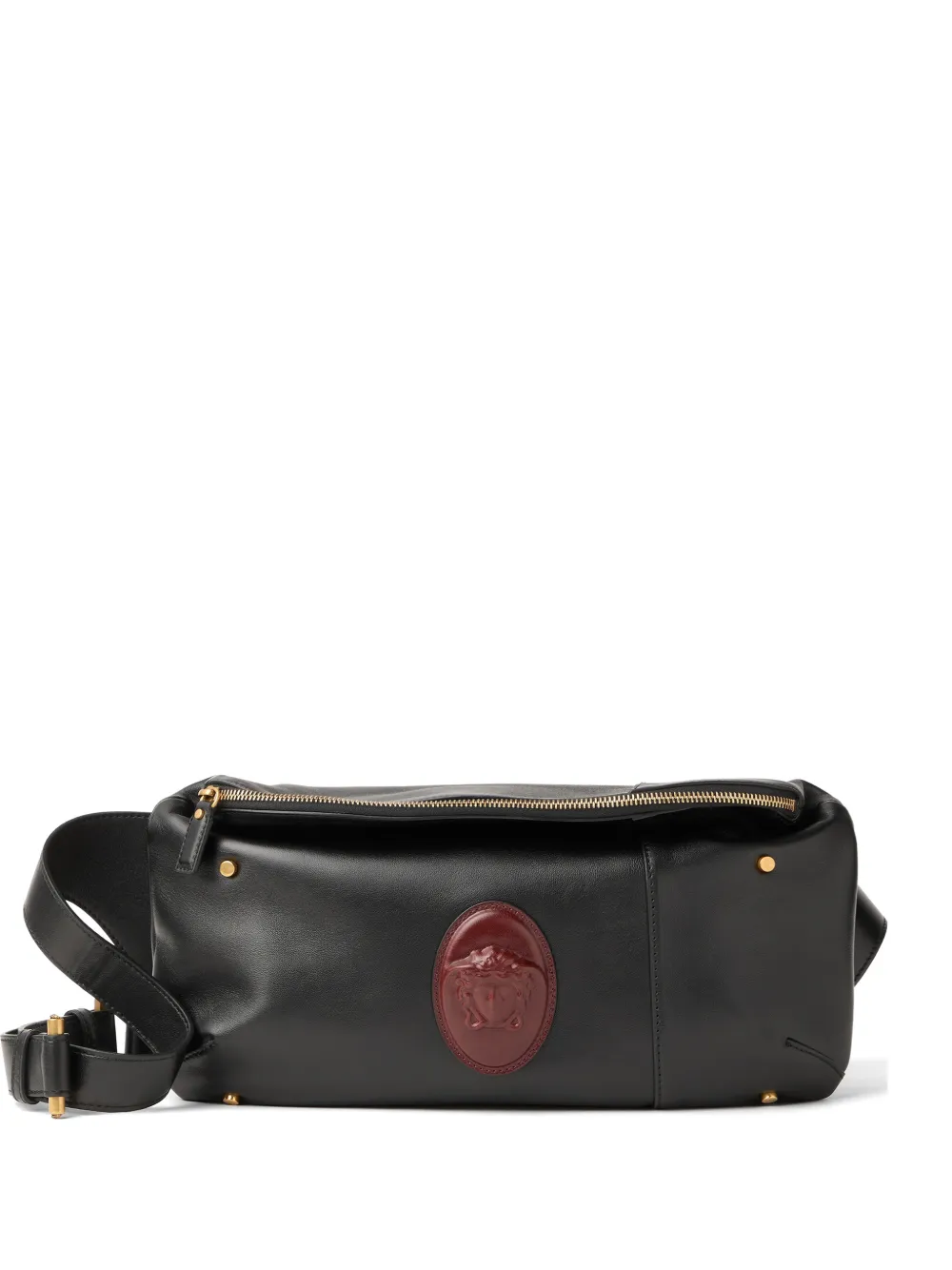 Versace Lou nappa belt bag - Nero