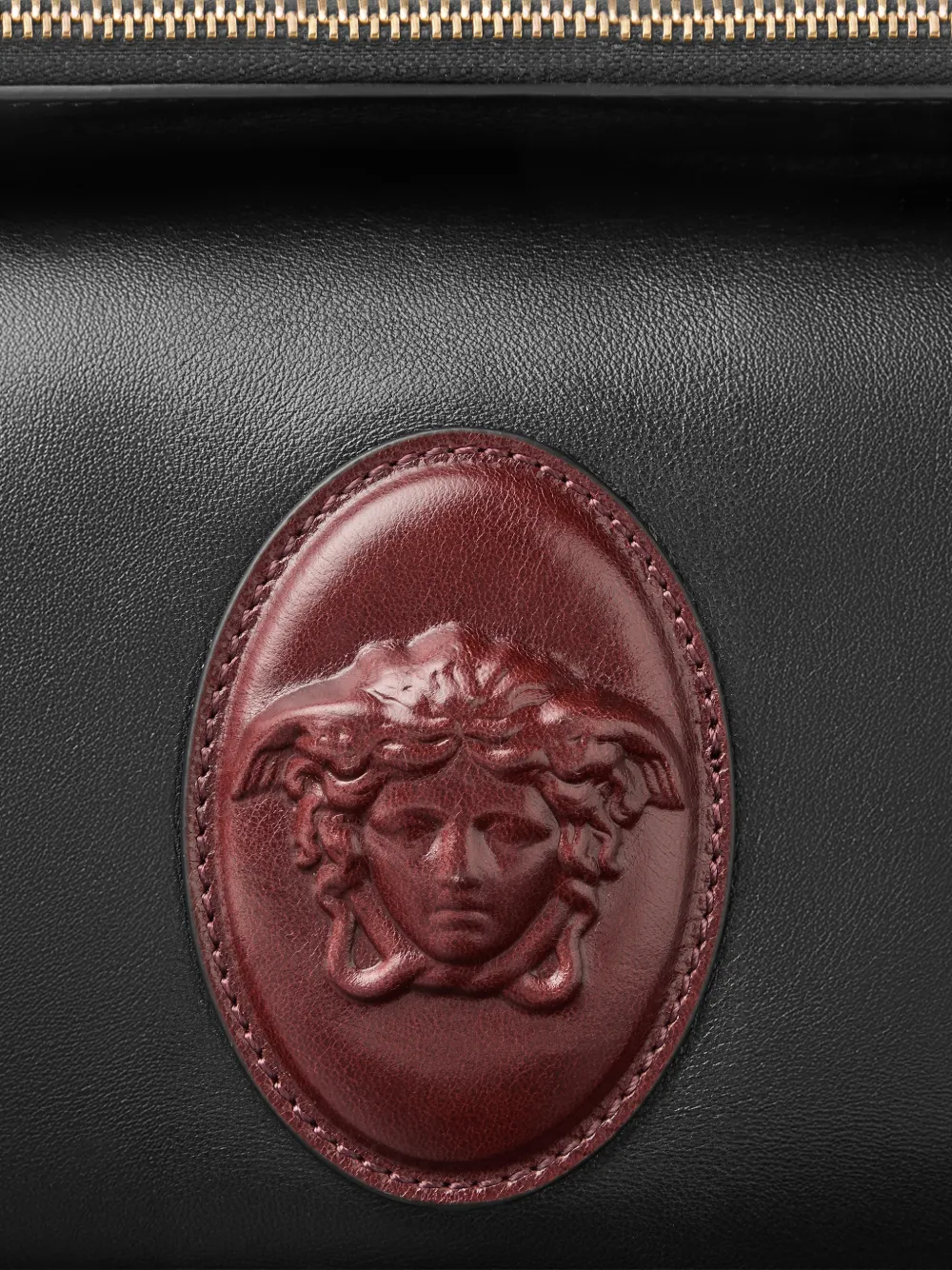 Versace Lou nappa heuptas Zwart