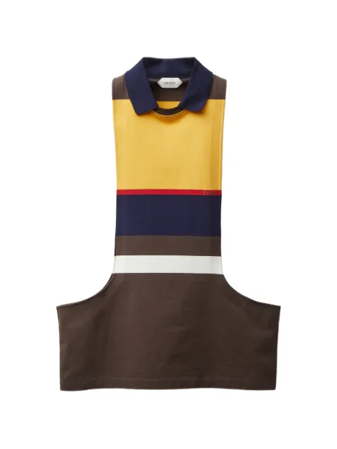 Versace débardeur à rayures