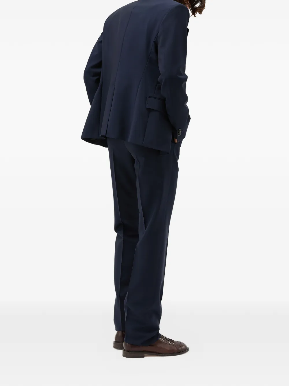  Versace Wool-mohair Slim Formal Pants - Blue 