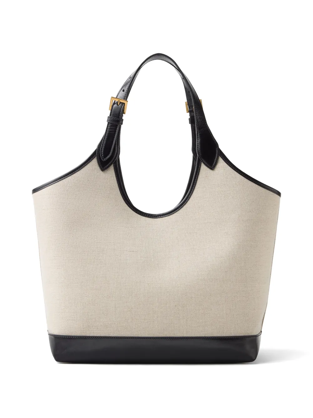  Versace Rivière Large Canvas Tote - Neutrals 
