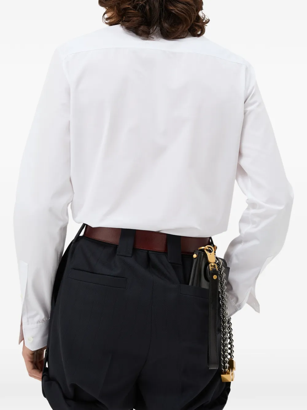 Versace Popeline overhemd Wit
