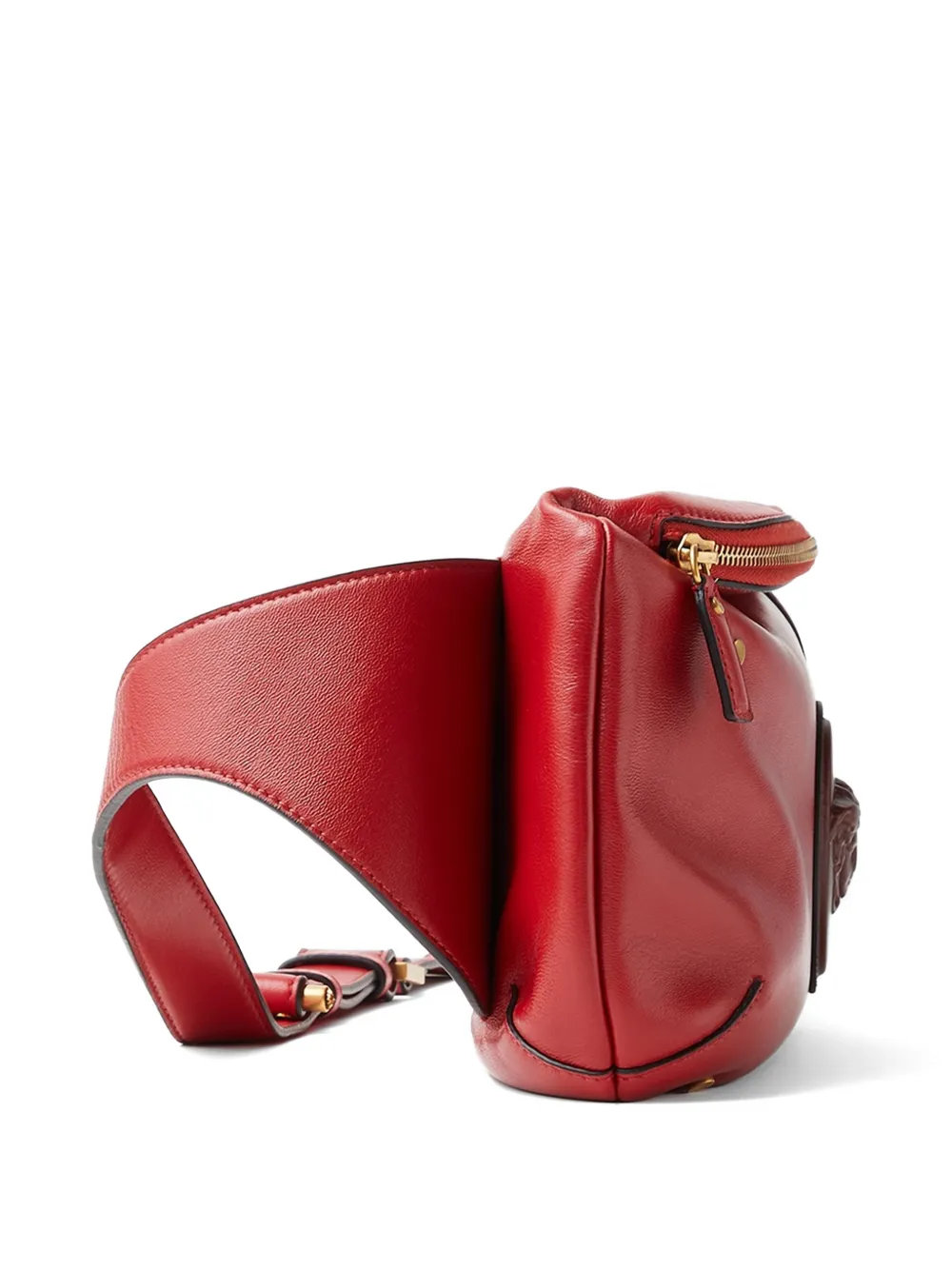 Versace Lou heuptas van nappaleer Rood