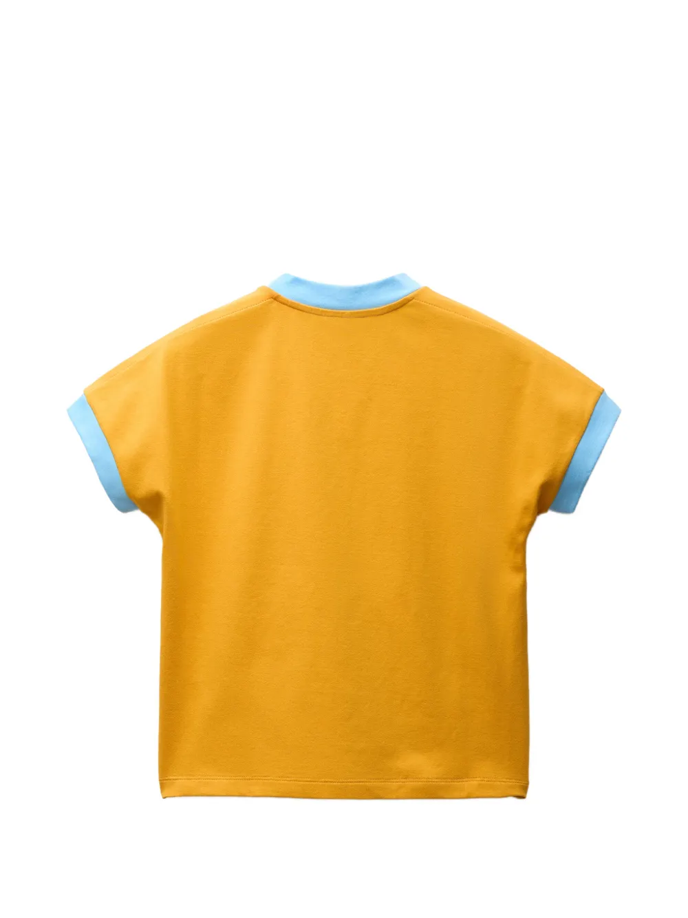 Versace Stretch T-shirt van katoen-jersey Geel