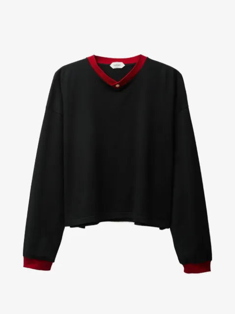 Versace stretch cotton-jersey long-sleeved T-shirt