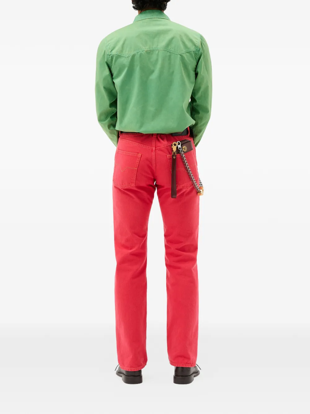  Versace Straight Jeans - Red 
