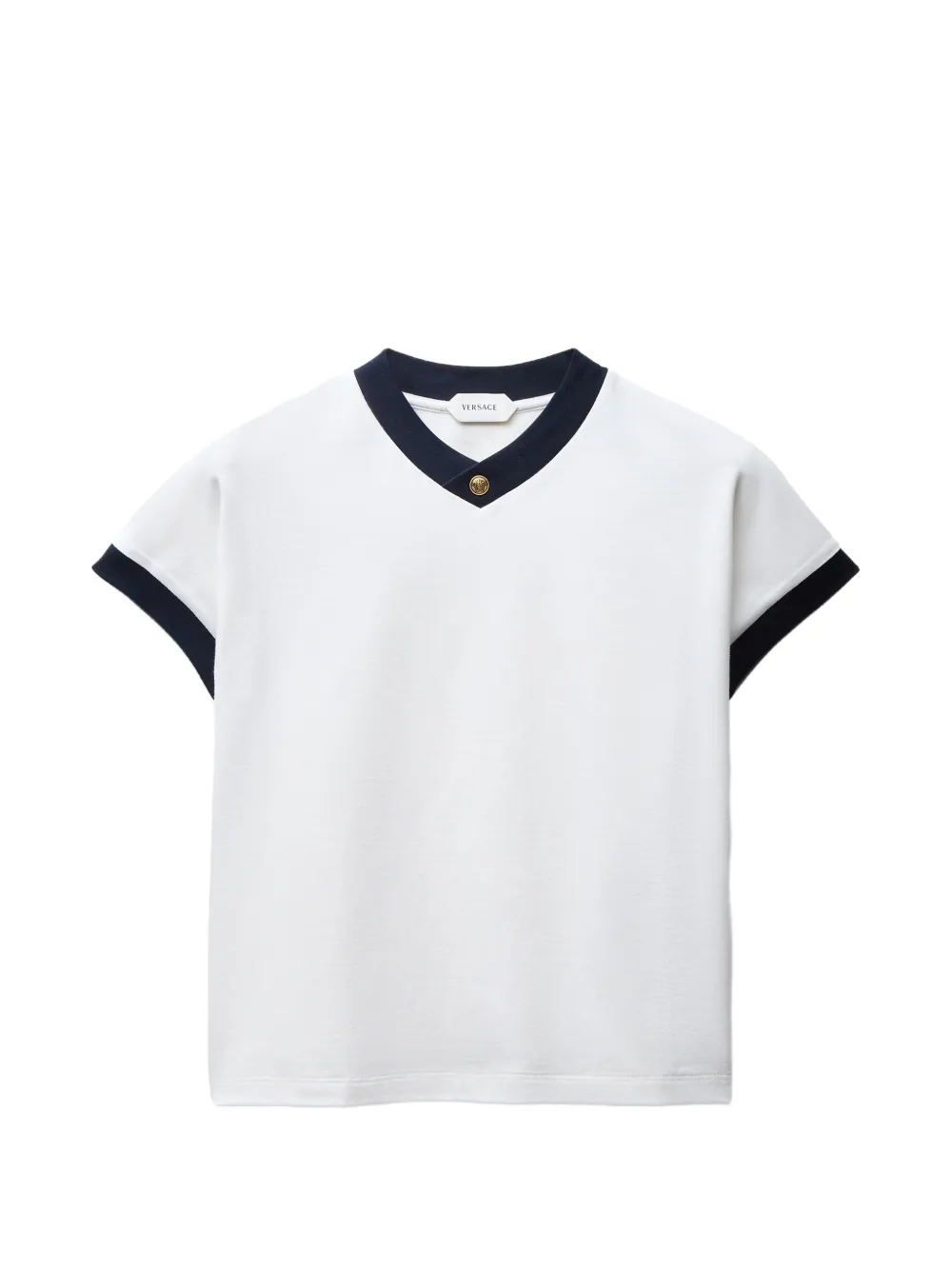 Versace stretch cotton-jersey T-shirt - Weiß