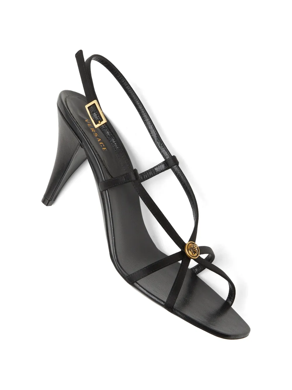 Versace Medallion sandalen met bandjes Zwart