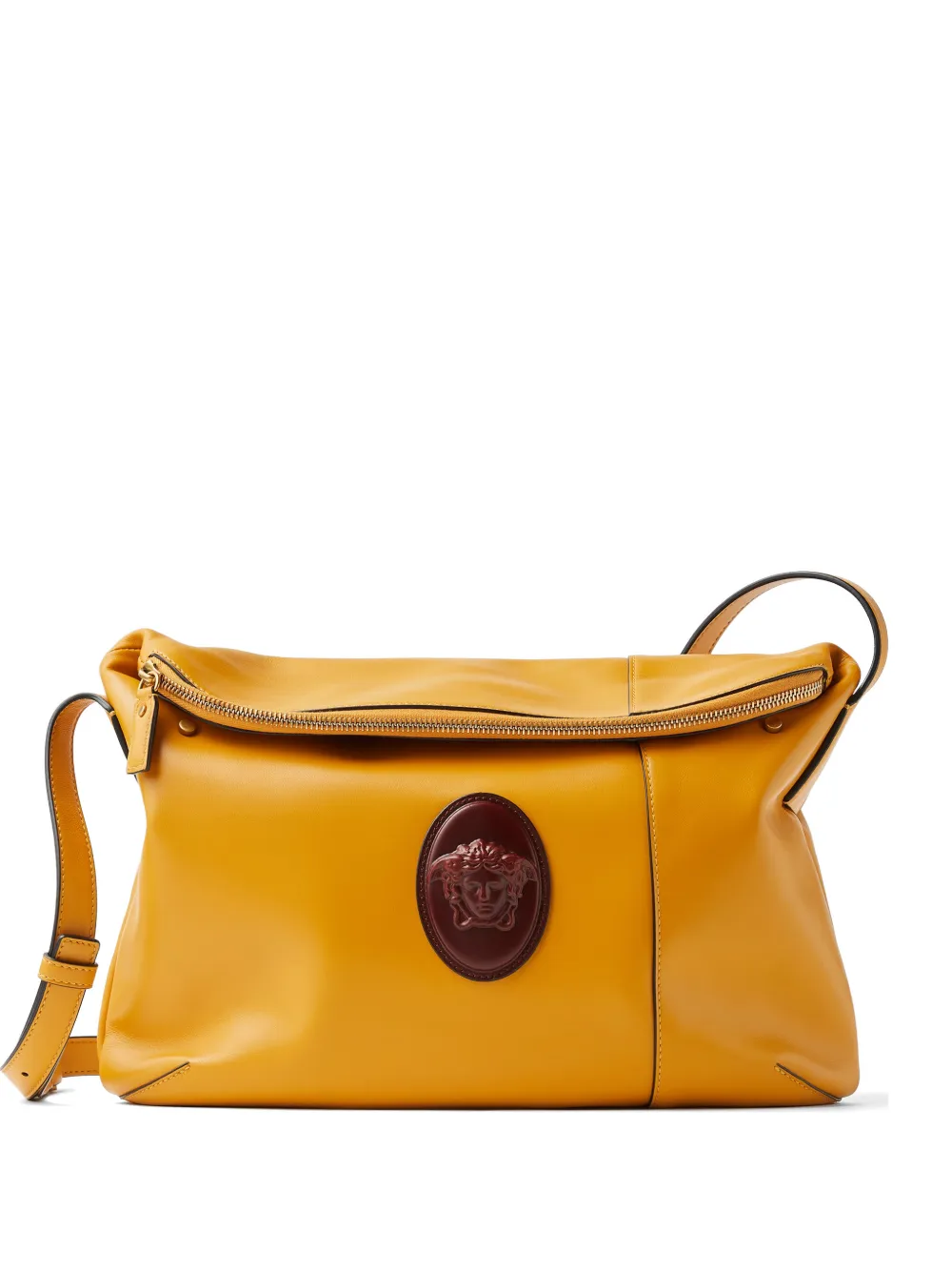 Versace Medusa-plaque shoulder bag - Giallo