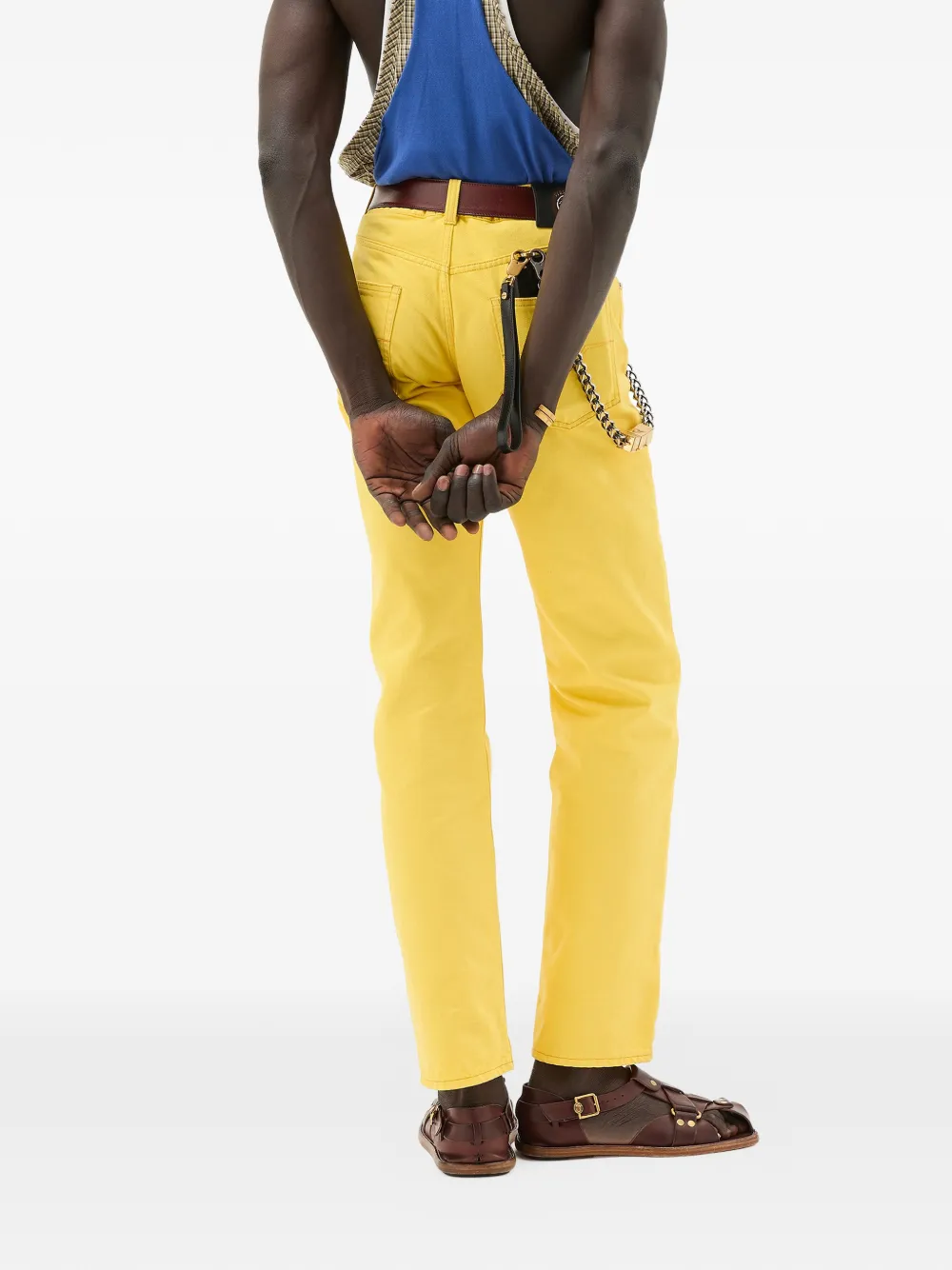 Versace Straight Jeans - Yellow 