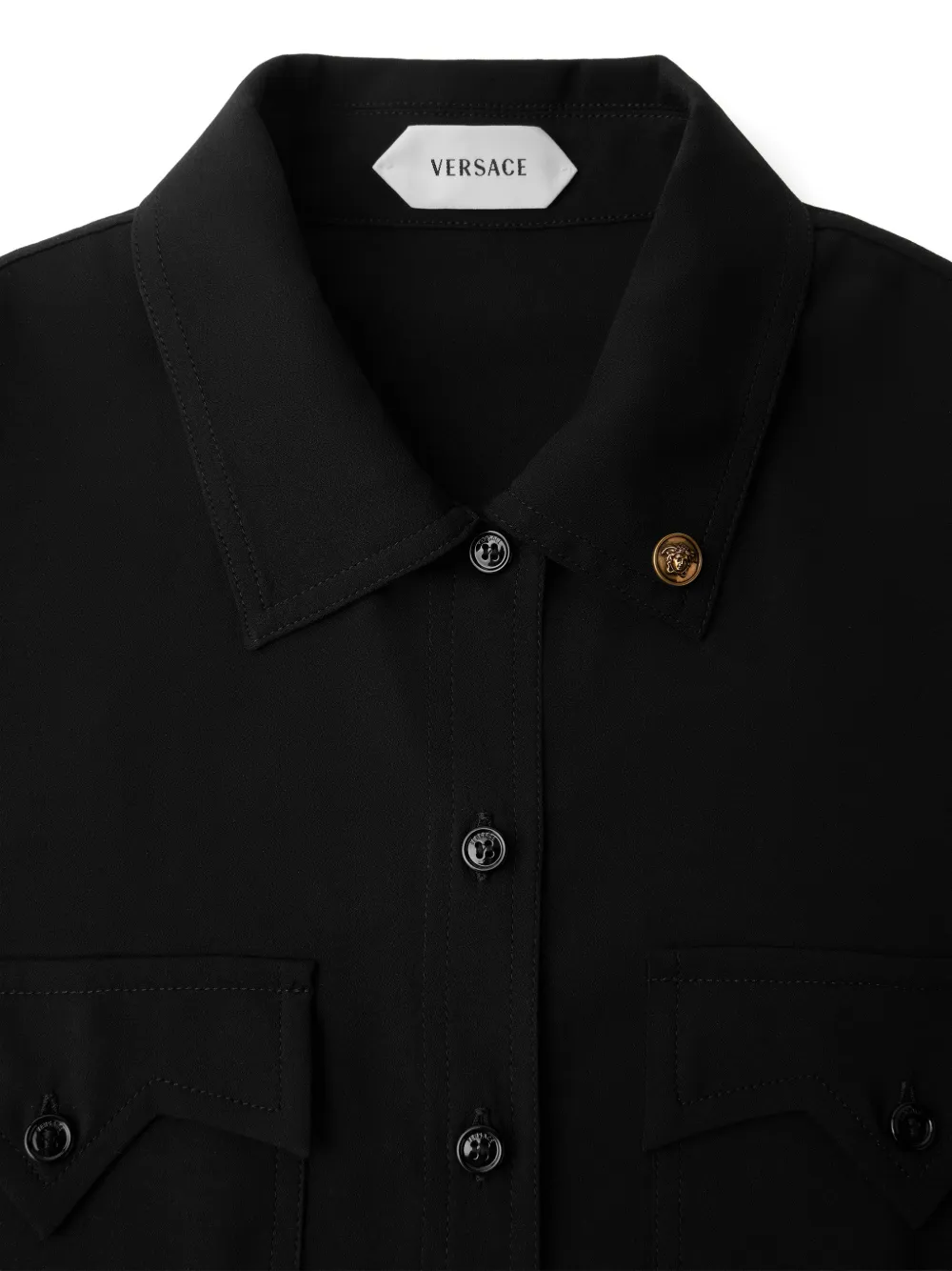 buttoned pocket dress