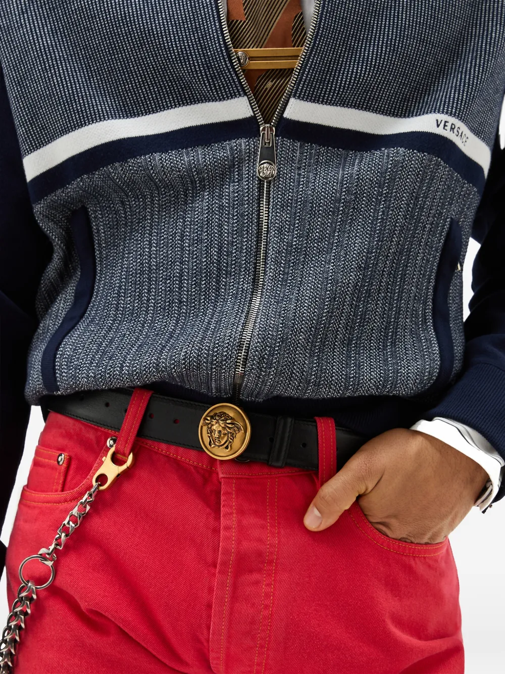 leather belt 3.5 cm